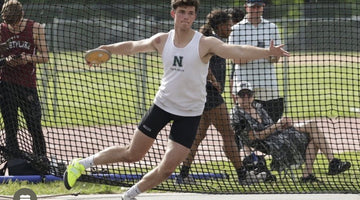 Charlie Aucoin of Newman closes out his outdoor season and looks forward to Bowdoin
