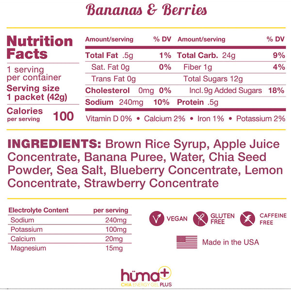 HUMAGEL PLUS BANANAS AND BERRIES
