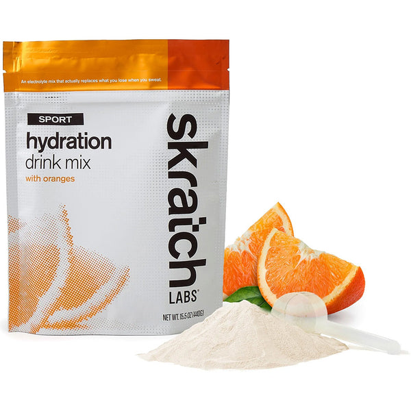 SKRATCH SPORT HYDRATION DRINK MIX WITH ORANGES